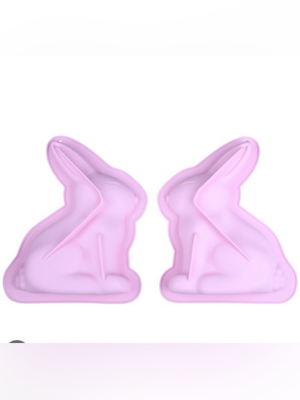 Silicone Bunny Cake Molds - Pink (Set of 2)